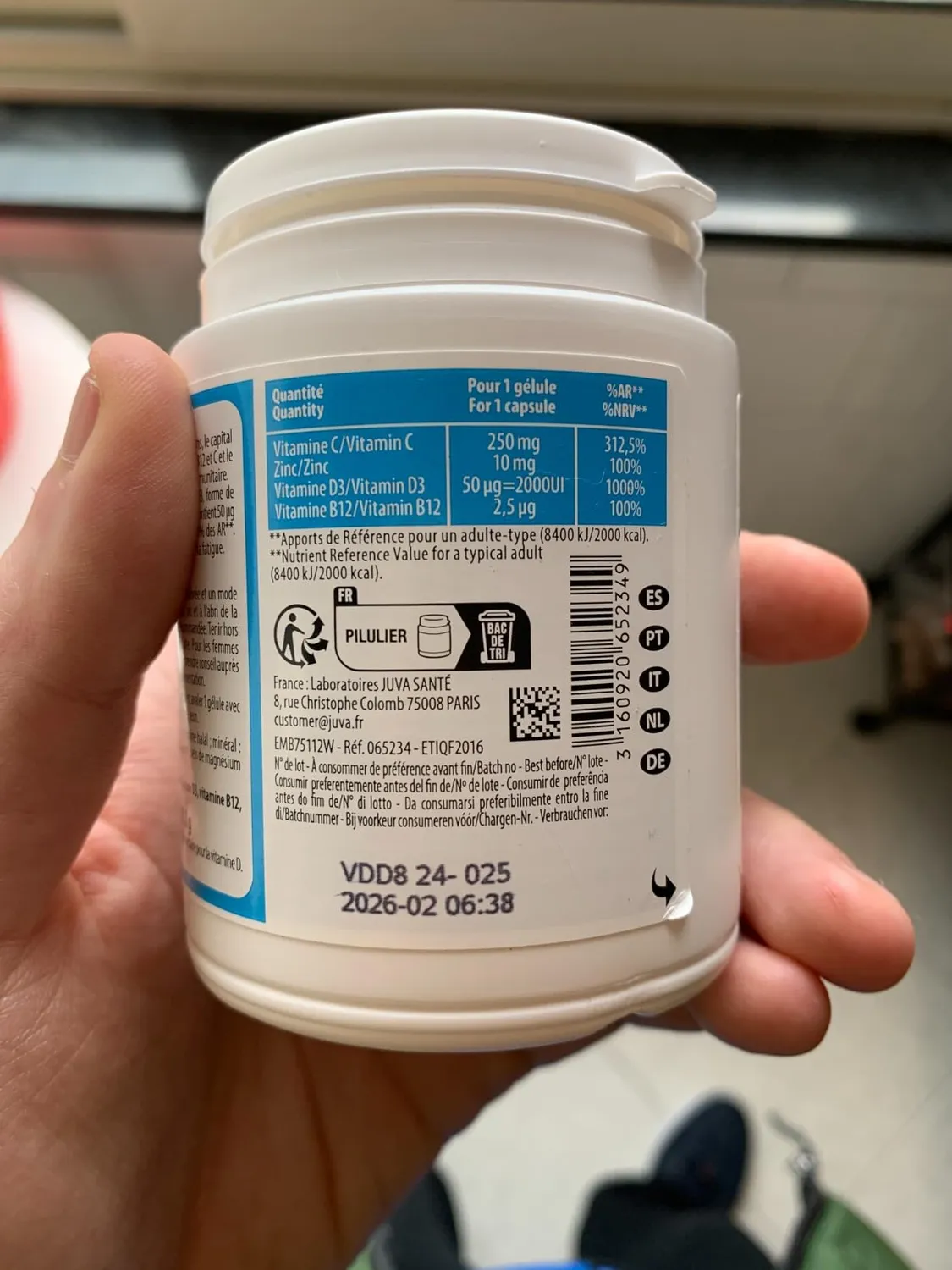 Juvamine Vitamina D3 2000 UI capsule 180 capsule immunita