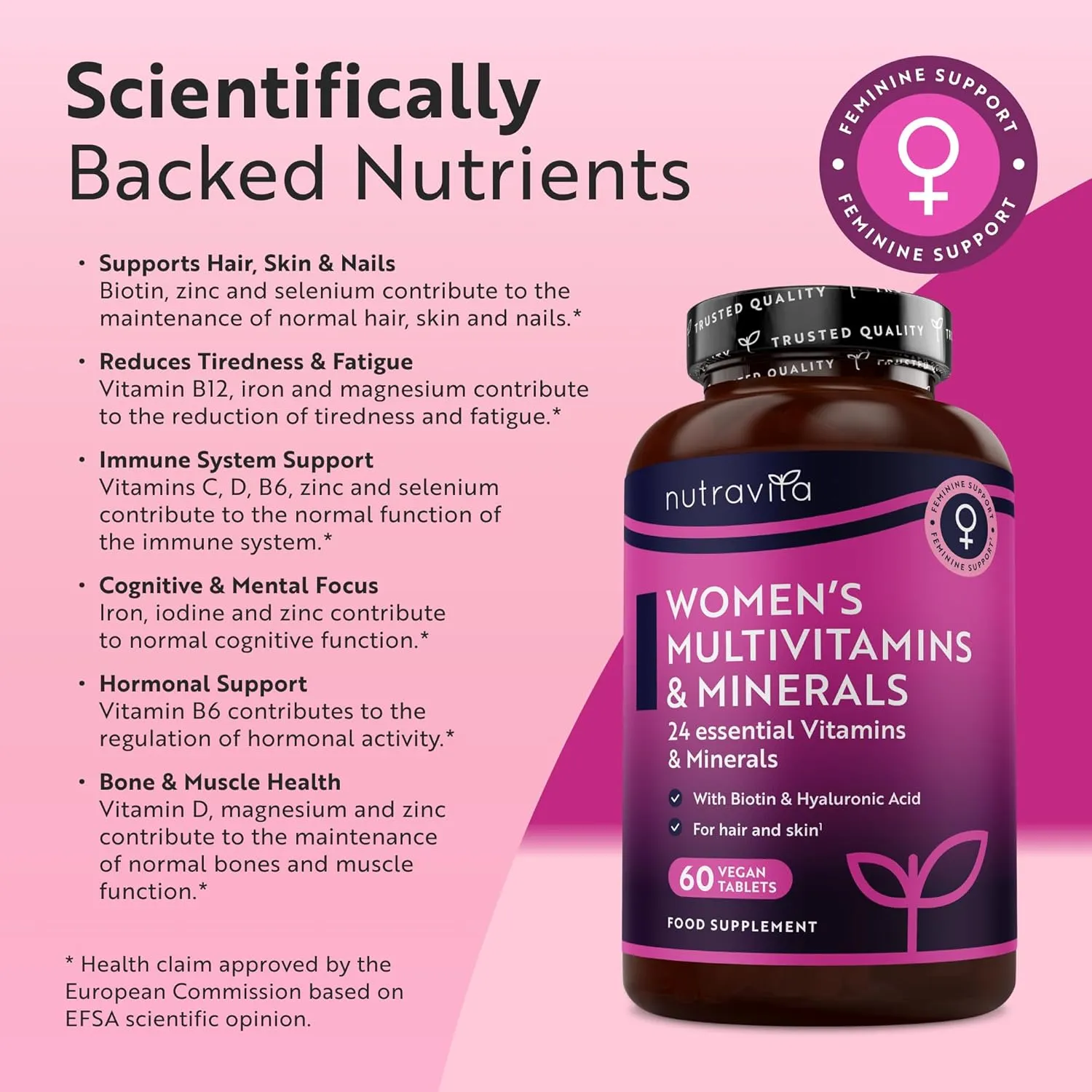 Nutravita Multivitaminico Donna compresse vegane 60 24 nutrienti