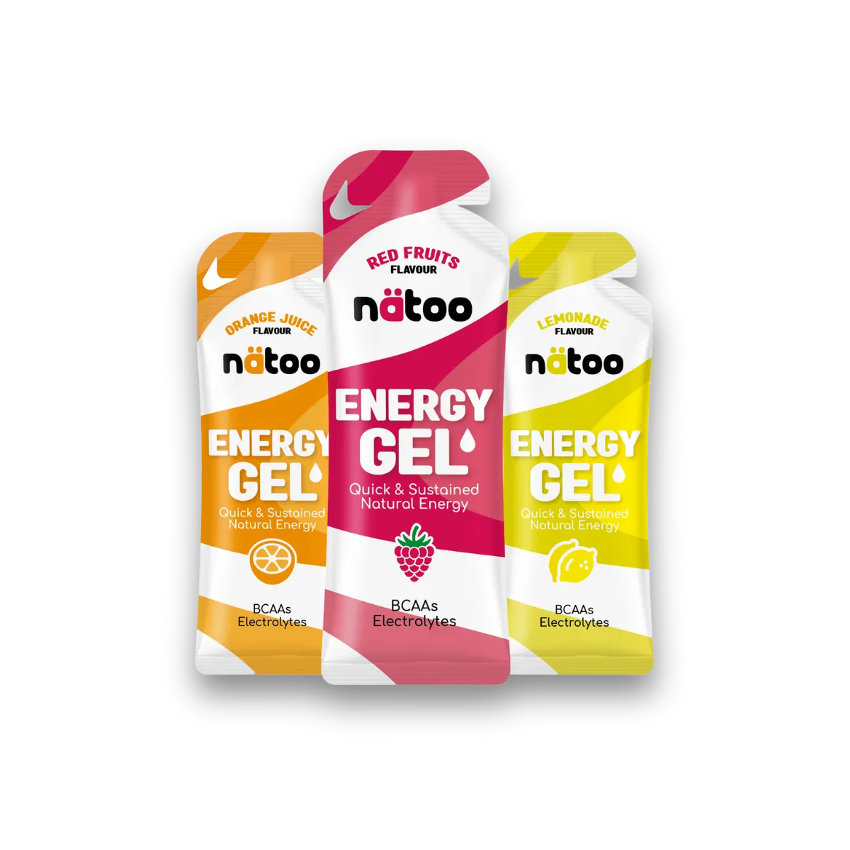 NATOO Performance Gel Energetici 2 Gel Lemonade 30g Carboidrati