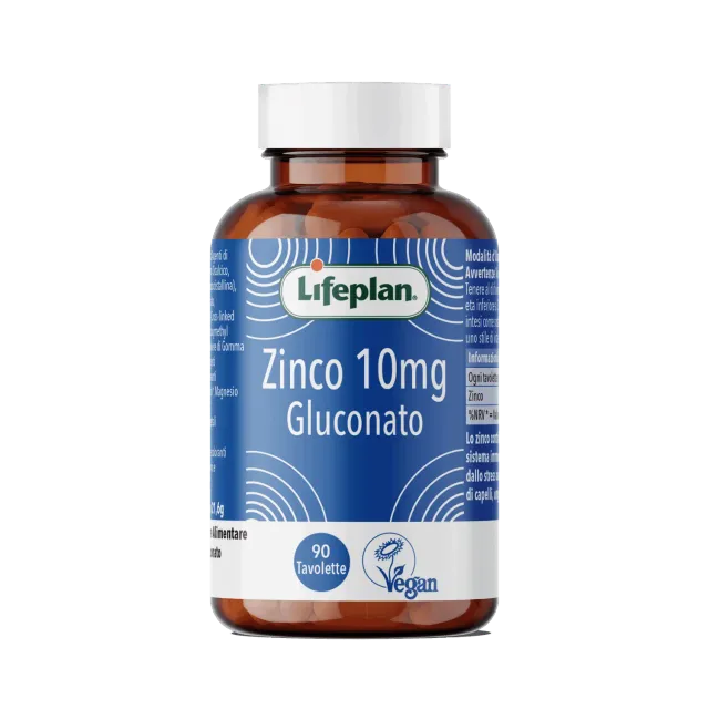 Algilife Lifeplan Zinco Gluconato integratore 90 tavolette 10 mg