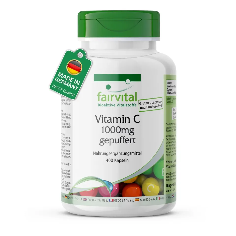 Fairvital Vitamina C tamponata capsule 400 capsule 1000 mg