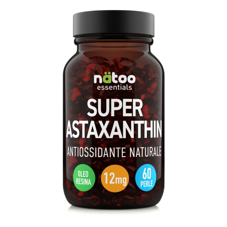 Natoo Essentials Super Astaxantina 12mg Perle 60 Alto Dosaggio