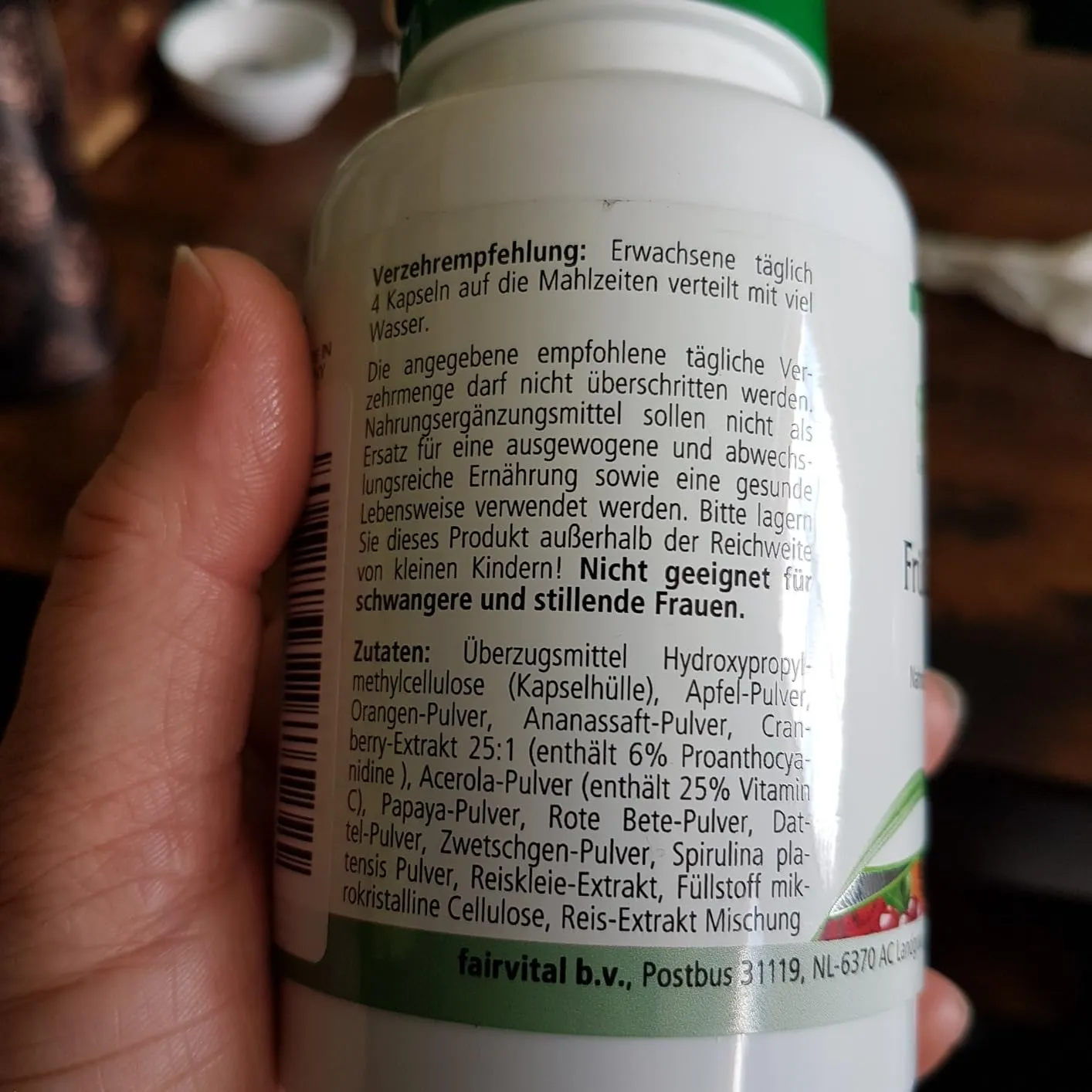 Fairvital Fruit Mix capsule 120 capsule multivitaminico naturale
