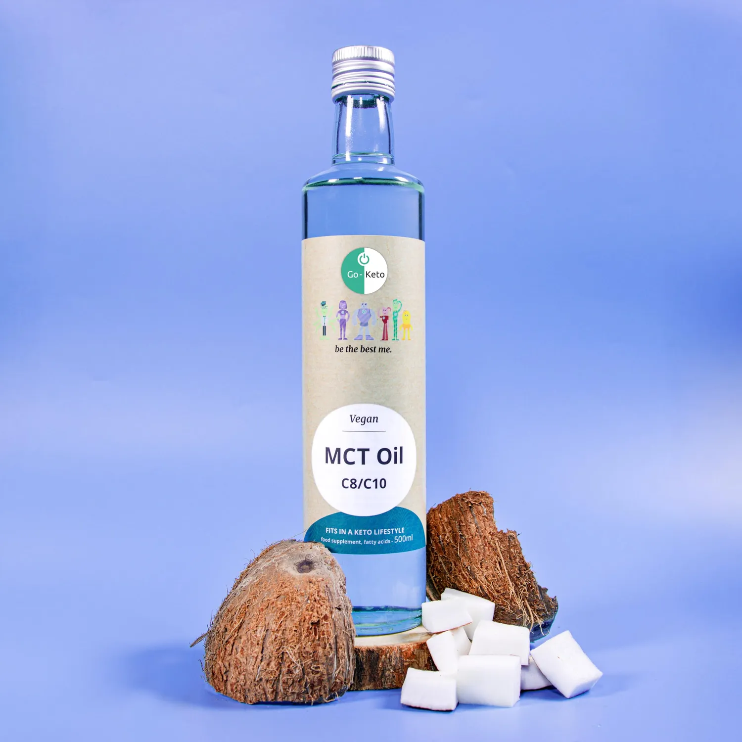 Go-Keto Olio MCT C8/C10 500 ml cocco vegano