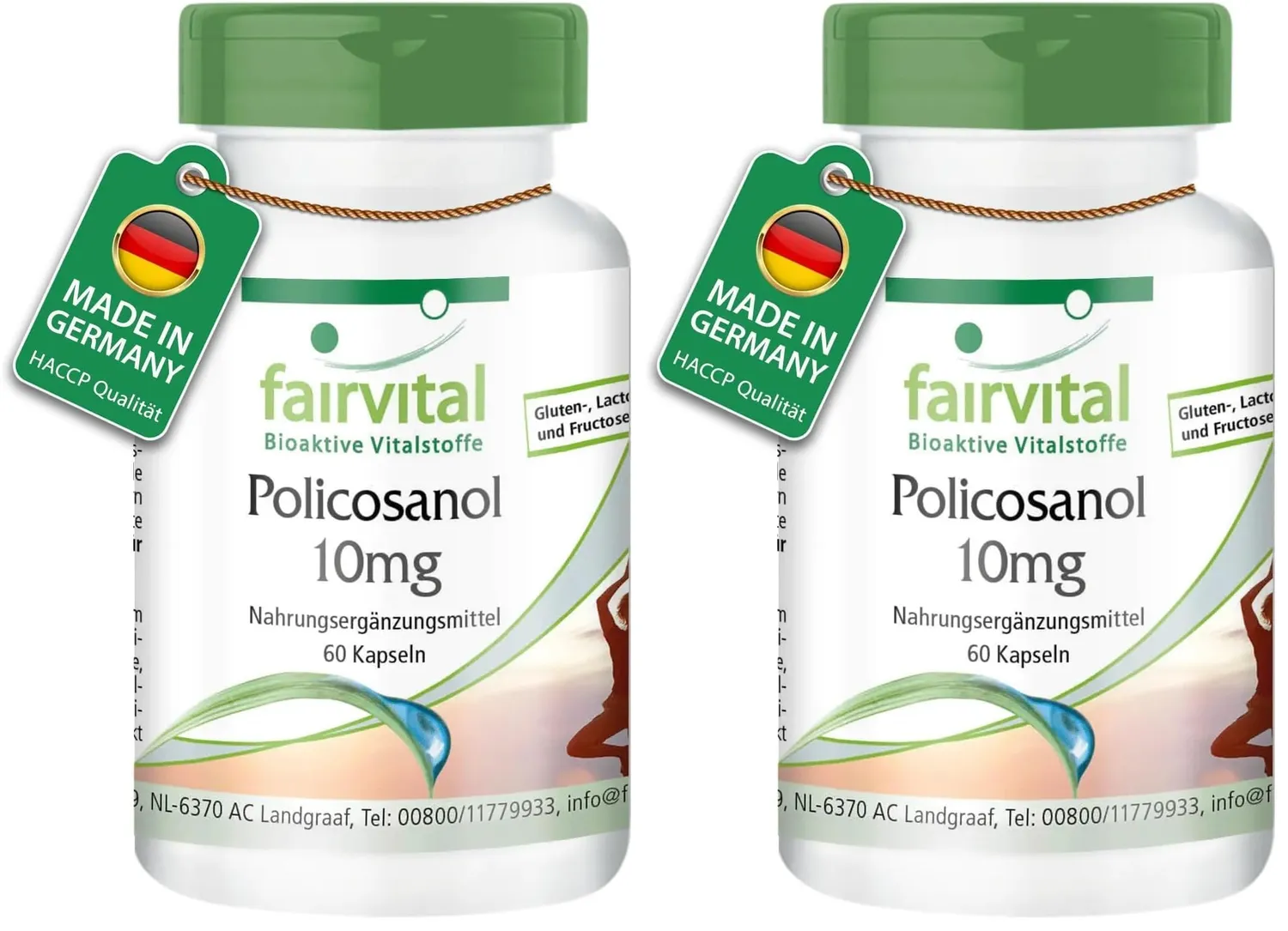 Fairvital Policosanolo capsule 60 pz 10 mg canna zucchero