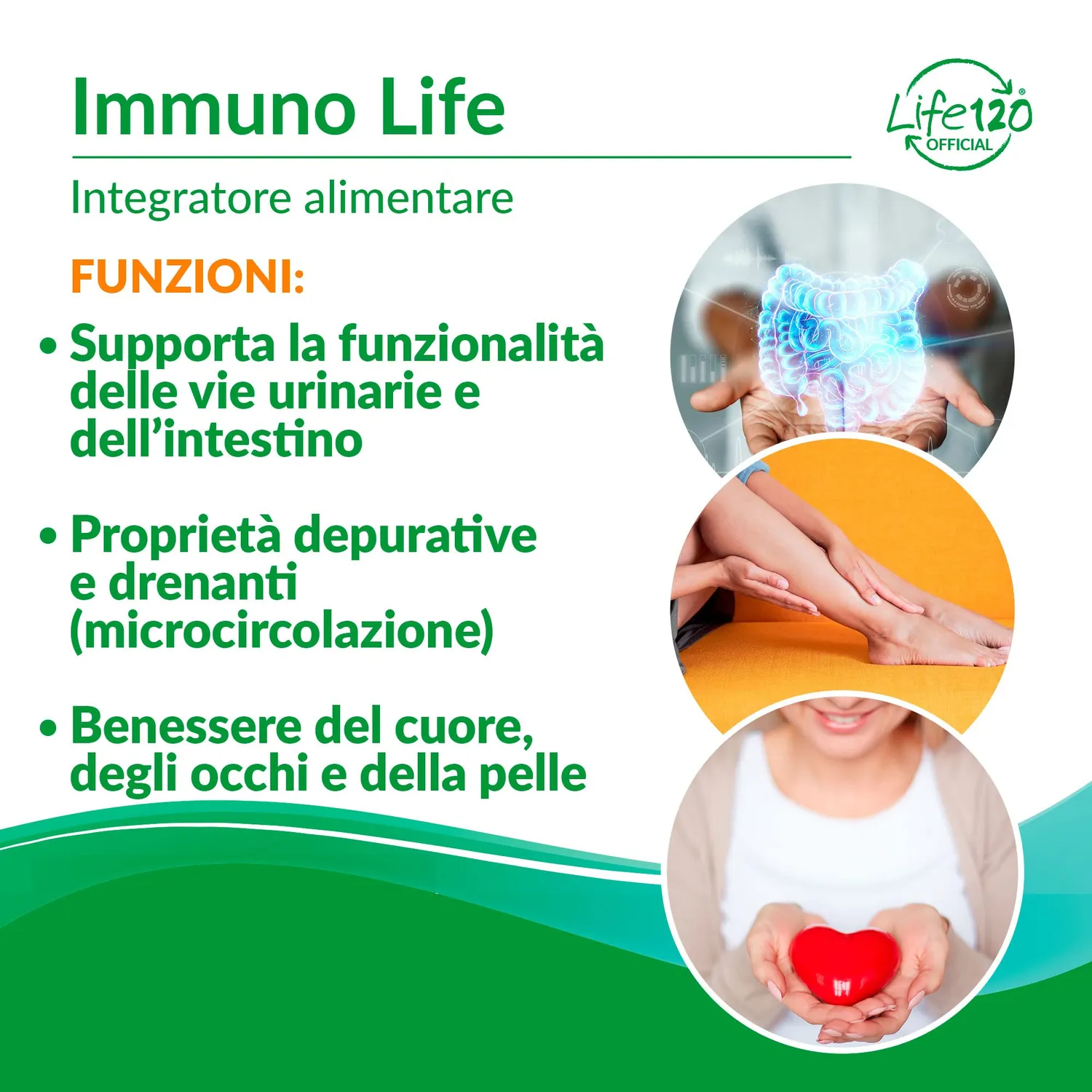 Life 120 Immuno Life integratore 30 capsule immunostimolante