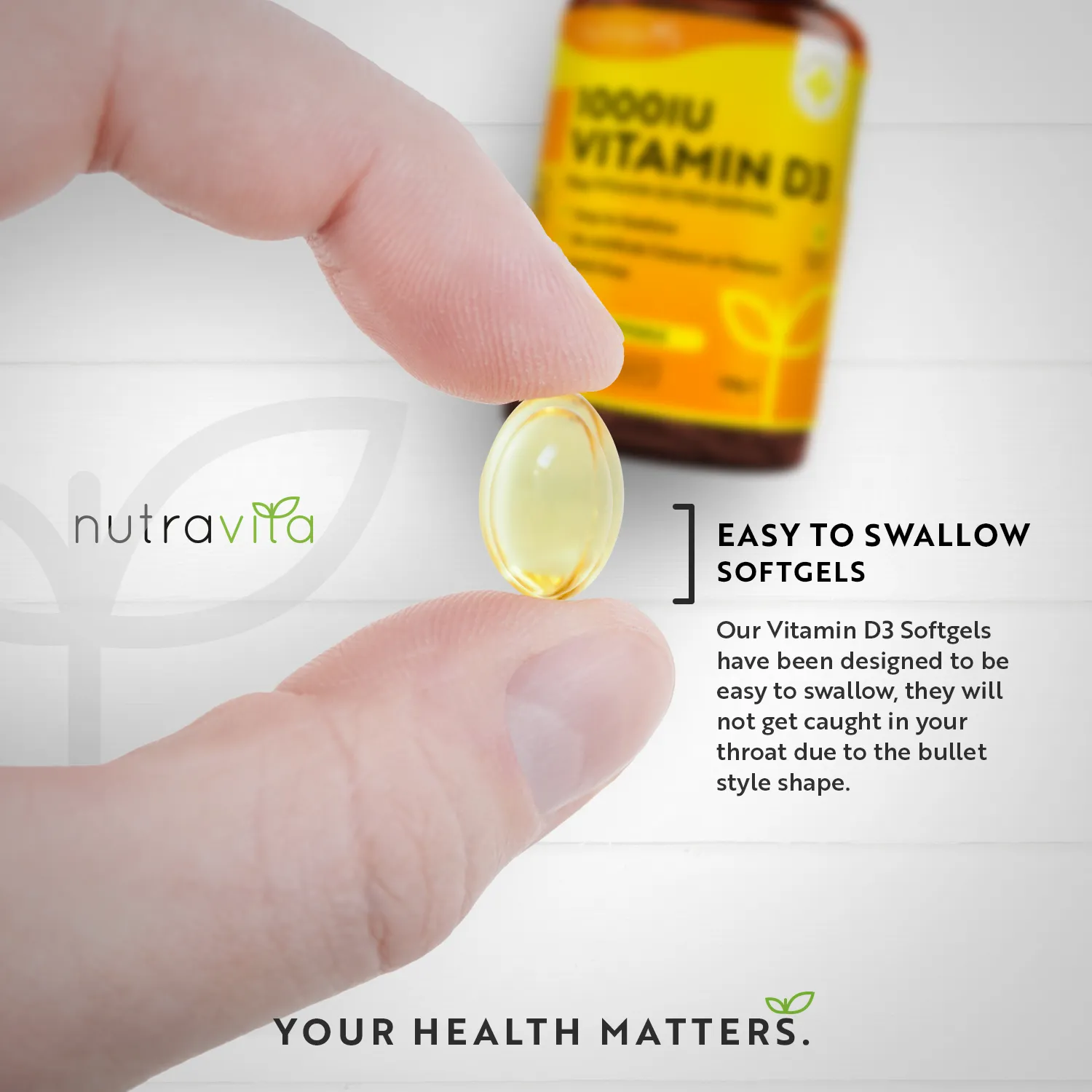 Nutravita Vitamina D3 1000 IU softgel 365 capsule
