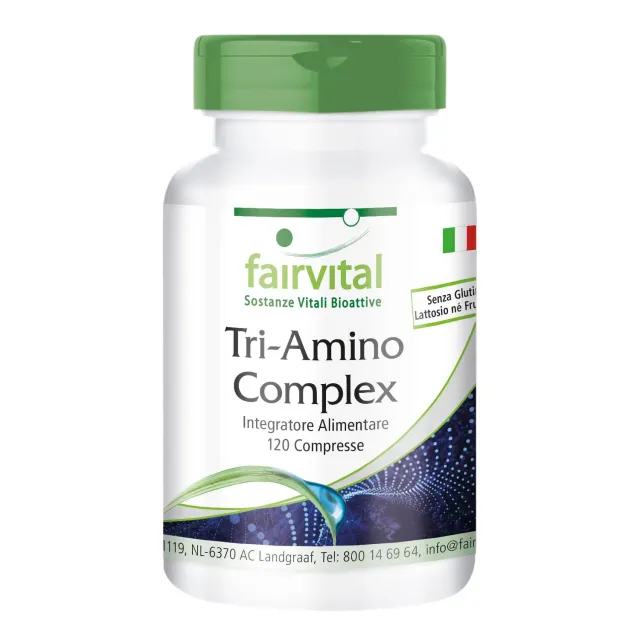 Fairvital Tri-Amino aminoacidi 120 compresse alto dosaggio