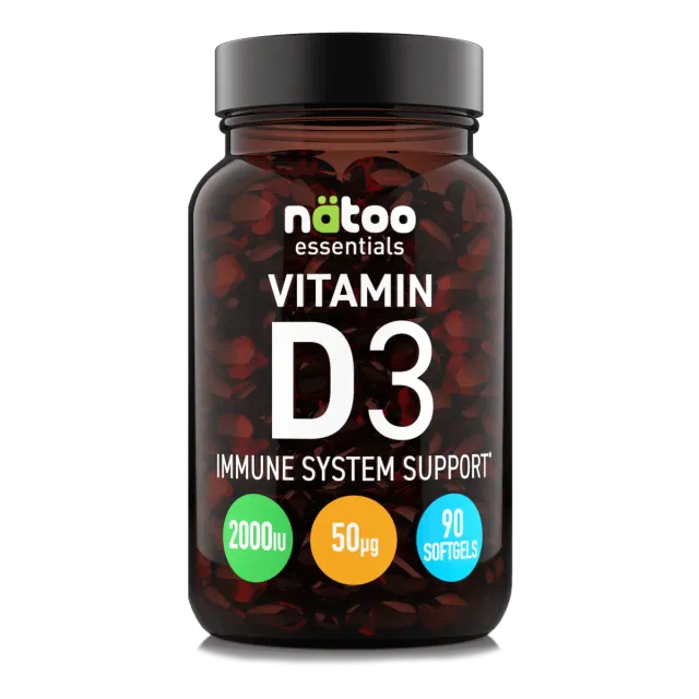 Natoo Essentials Vitamina D3 2000 UI perle 90 perle colecalciferolo