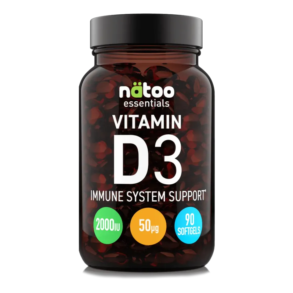 Natoo Essentials Vitamina D3 2000 UI perle 90 perle colecalciferolo