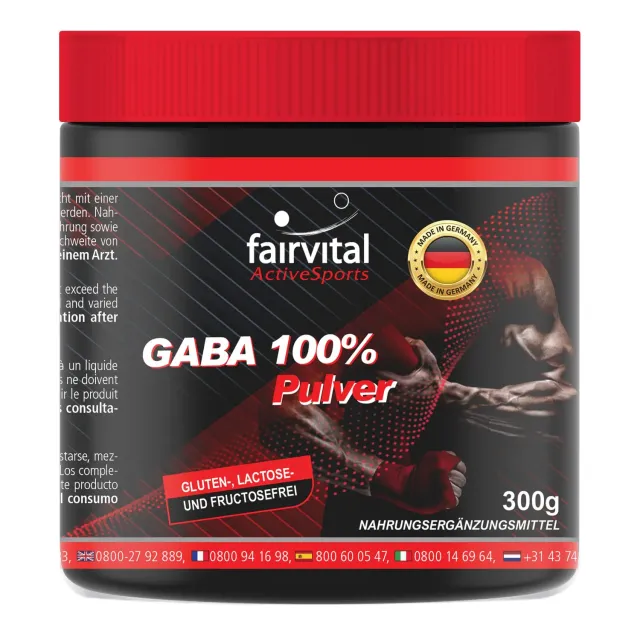 Fairvital GABA puro polvere 300 g acido gamma-aminobutirrico
