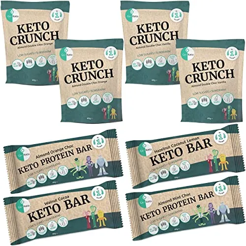 Go-Keto Trial Pack snack keto 8x40g bio