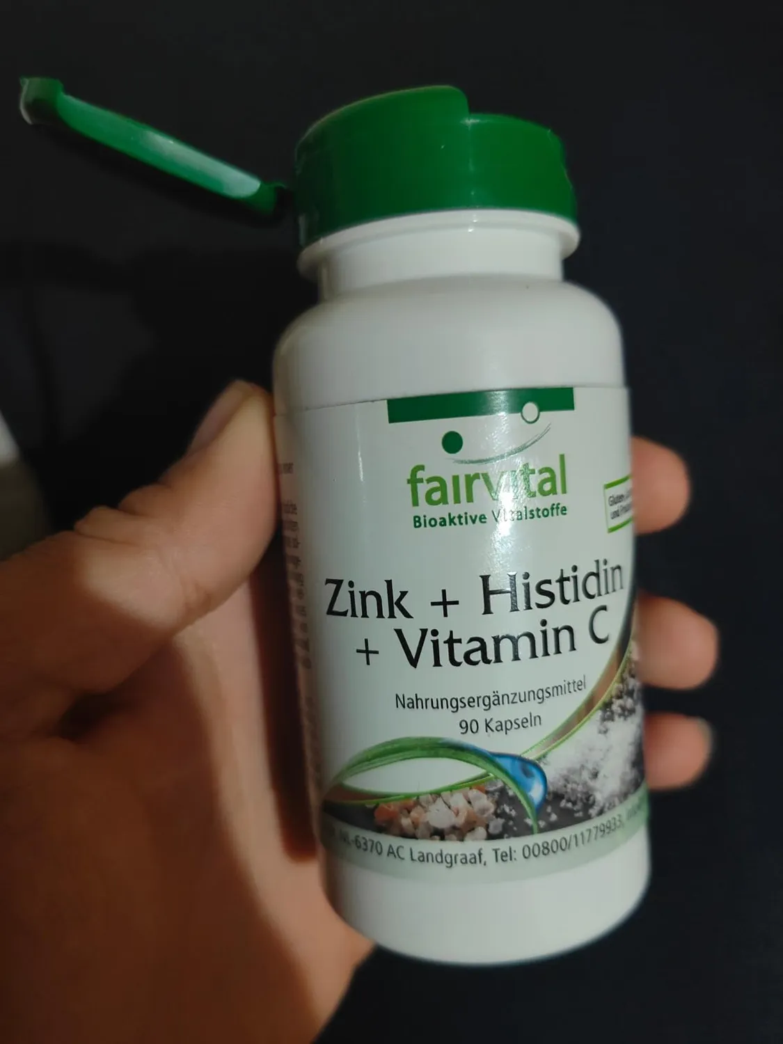 Fairvital Zinco Istidina Vitamina C capsule 90 pezzi immunitarie