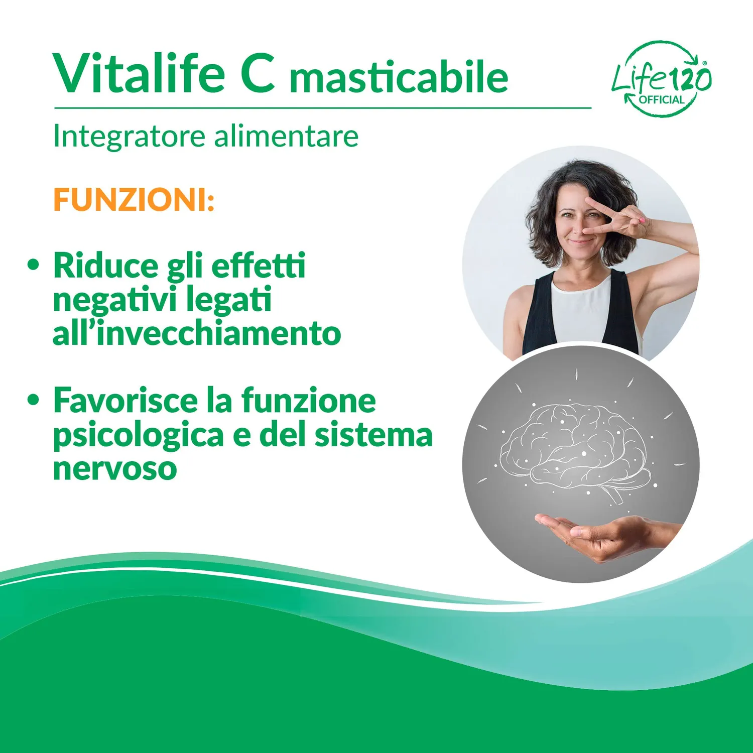 Life 120 Vitalife C vitamina C 90 compresse masticabili