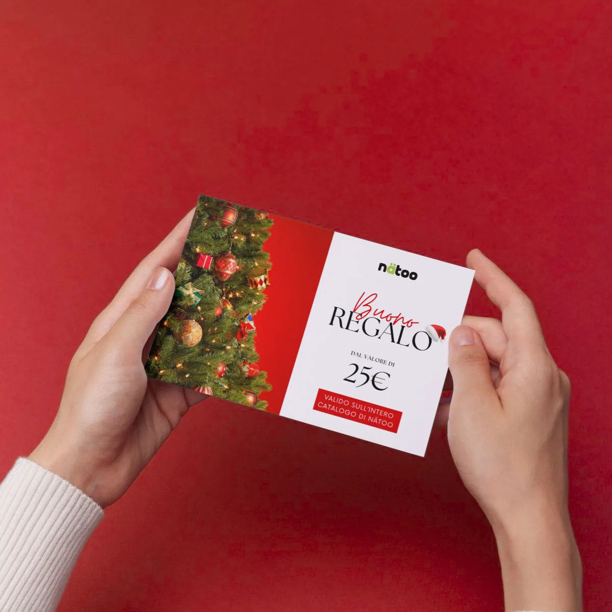 Natoo Buono Regalo card 25€ decorazione standard regalo fitness