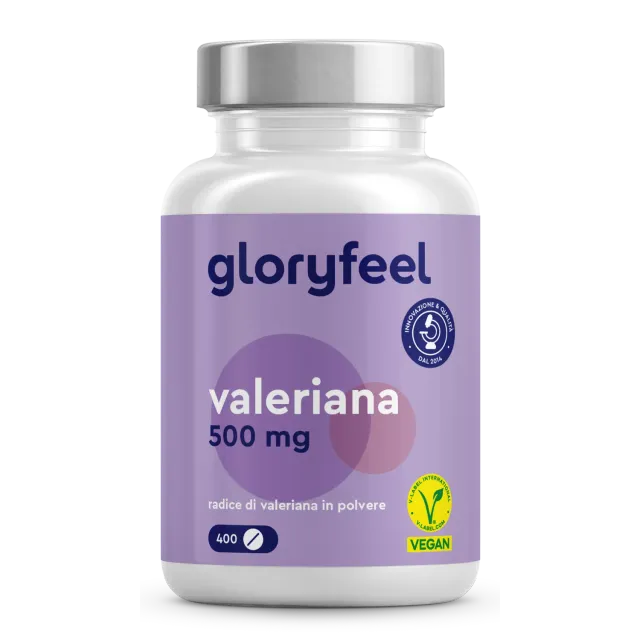 gloryfeel Valeriana Compresse vegan relax sonno
