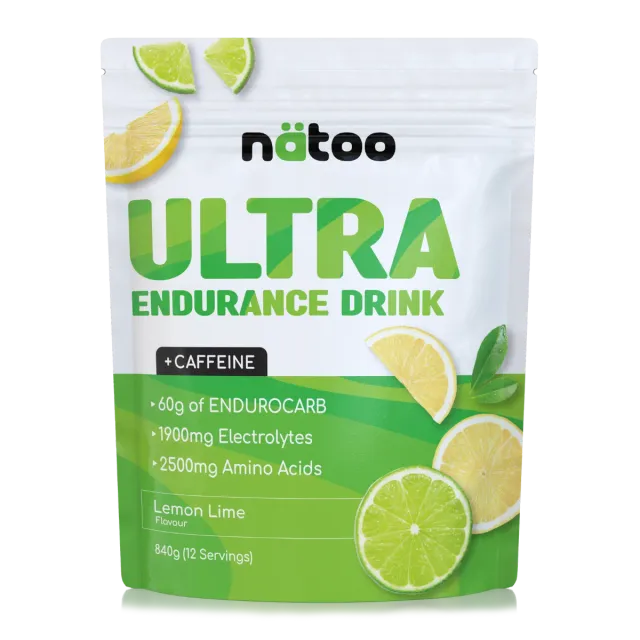Natoo Performance Ultra Endurance Drink bevanda 840g lemon lime caffeina
