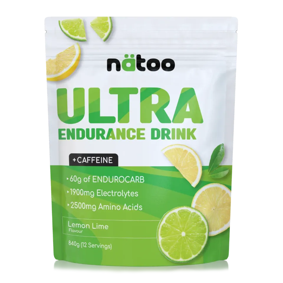 Natoo Performance Ultra Endurance Drink bevanda 840g lemon lime caffeina