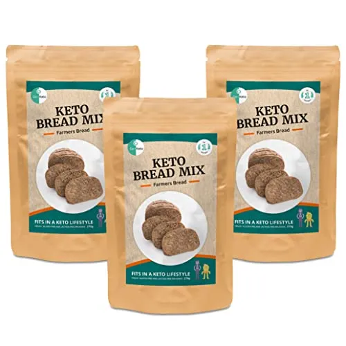 Go-Keto Farmers Bread miscela pane keto 3x270g senza glutine