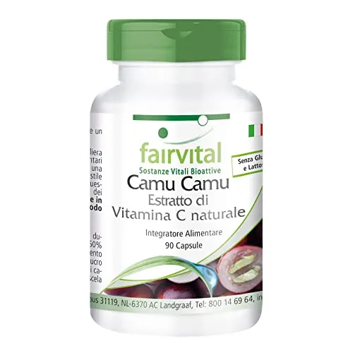 Fairvital Camu Camu 1000 mg capsule 90 pezzi vitamina C naturale