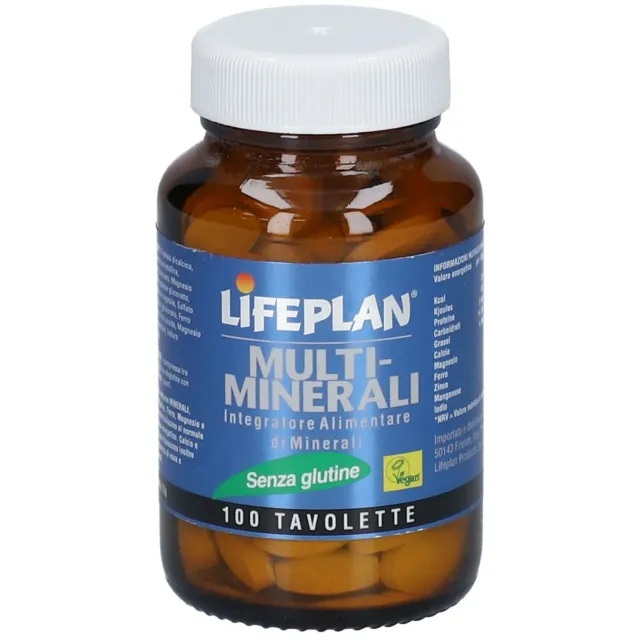 Algilife Lifeplan Multiminerali integratore 100 compresse con calcio