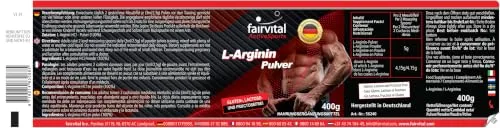 Fairvital L-Arginina Polvere 400 g pura vegana
