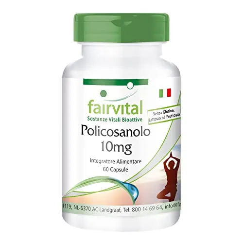 Fairvital Policosanolo capsule 60 pz 10 mg canna zucchero