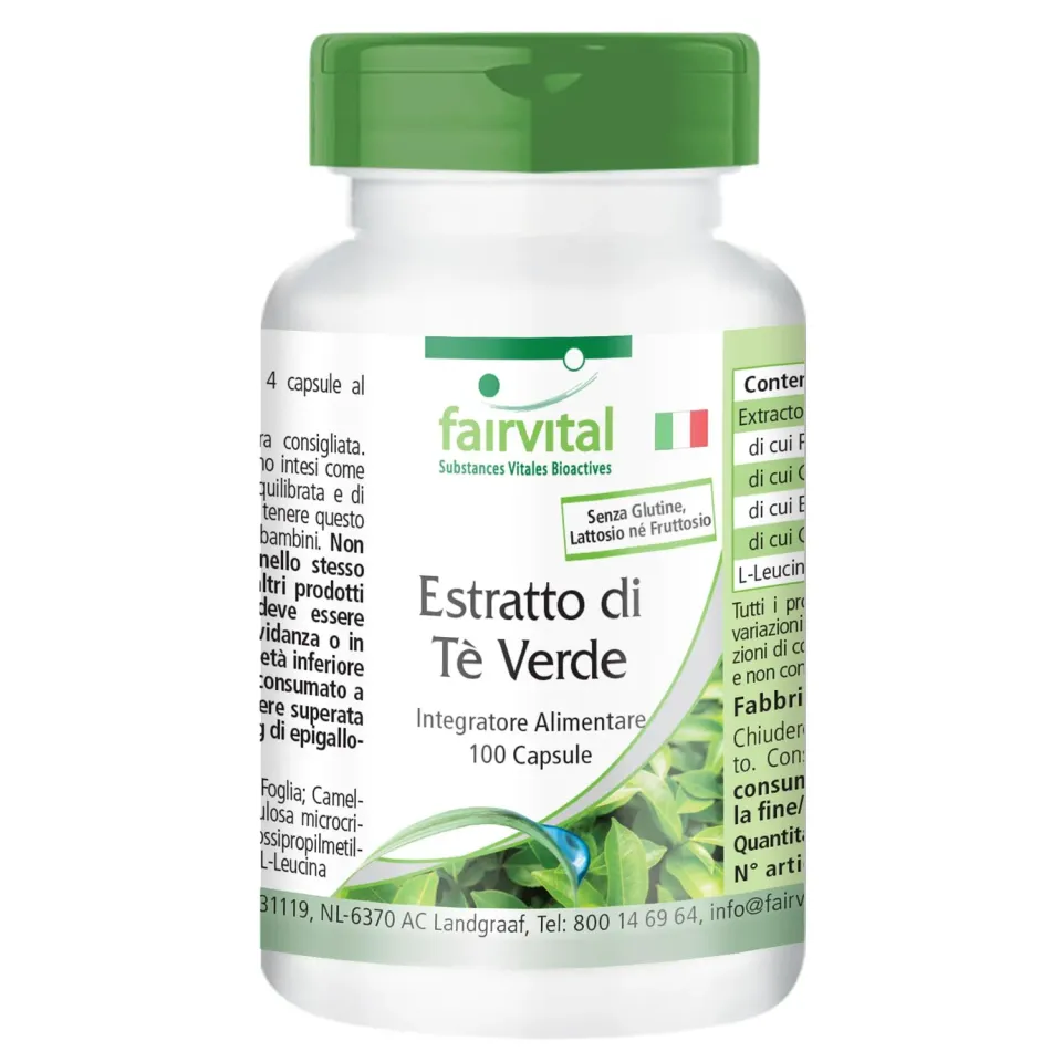 Fairvital Tè Verde Estratto capsule 100 capsule EGCG