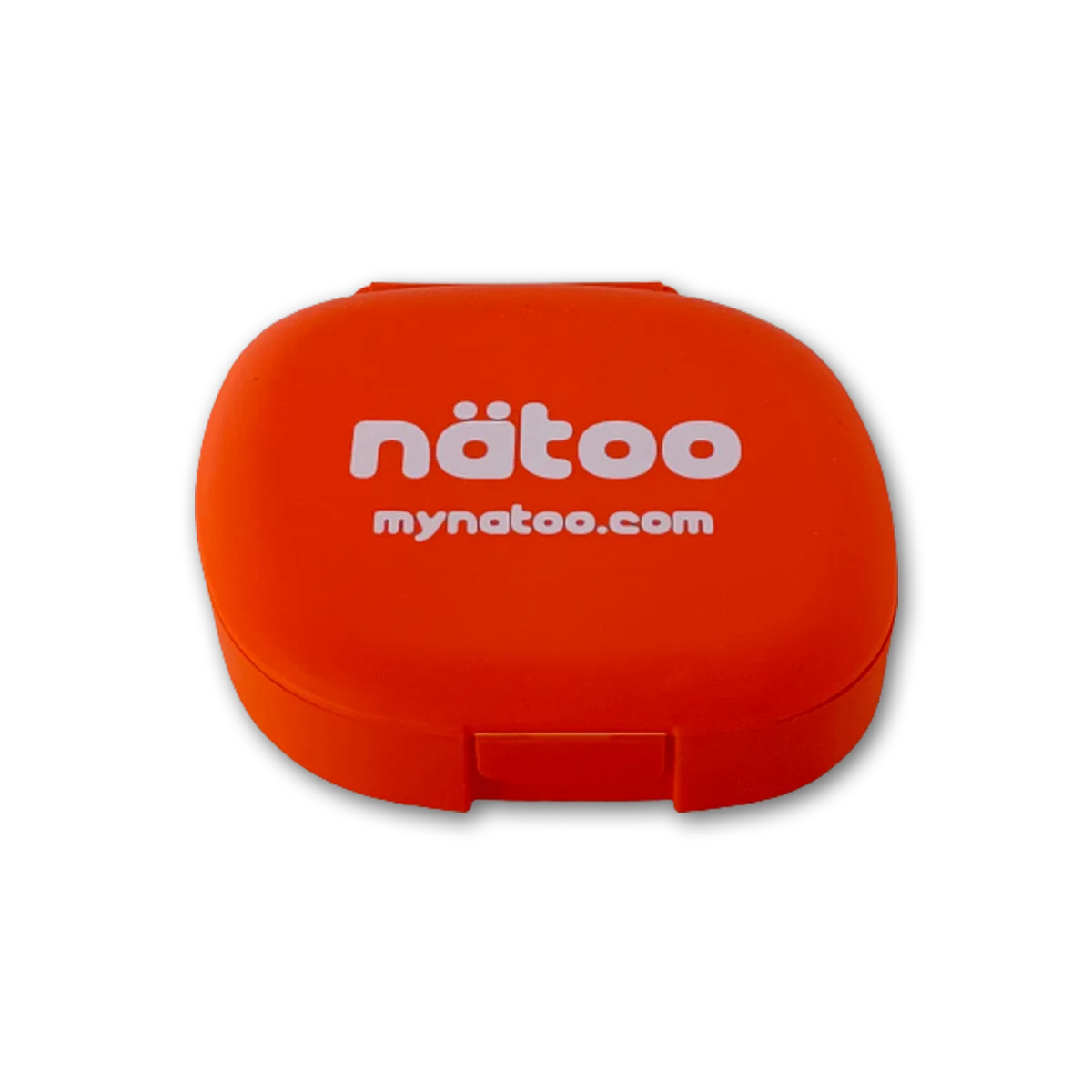 Natoo Box Porta Pillole arancione da viaggio