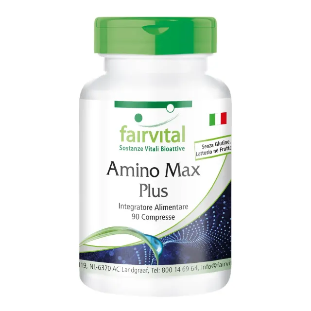 Fairvital Amino Max Plus compresse 90 compresse 8 essenziali
