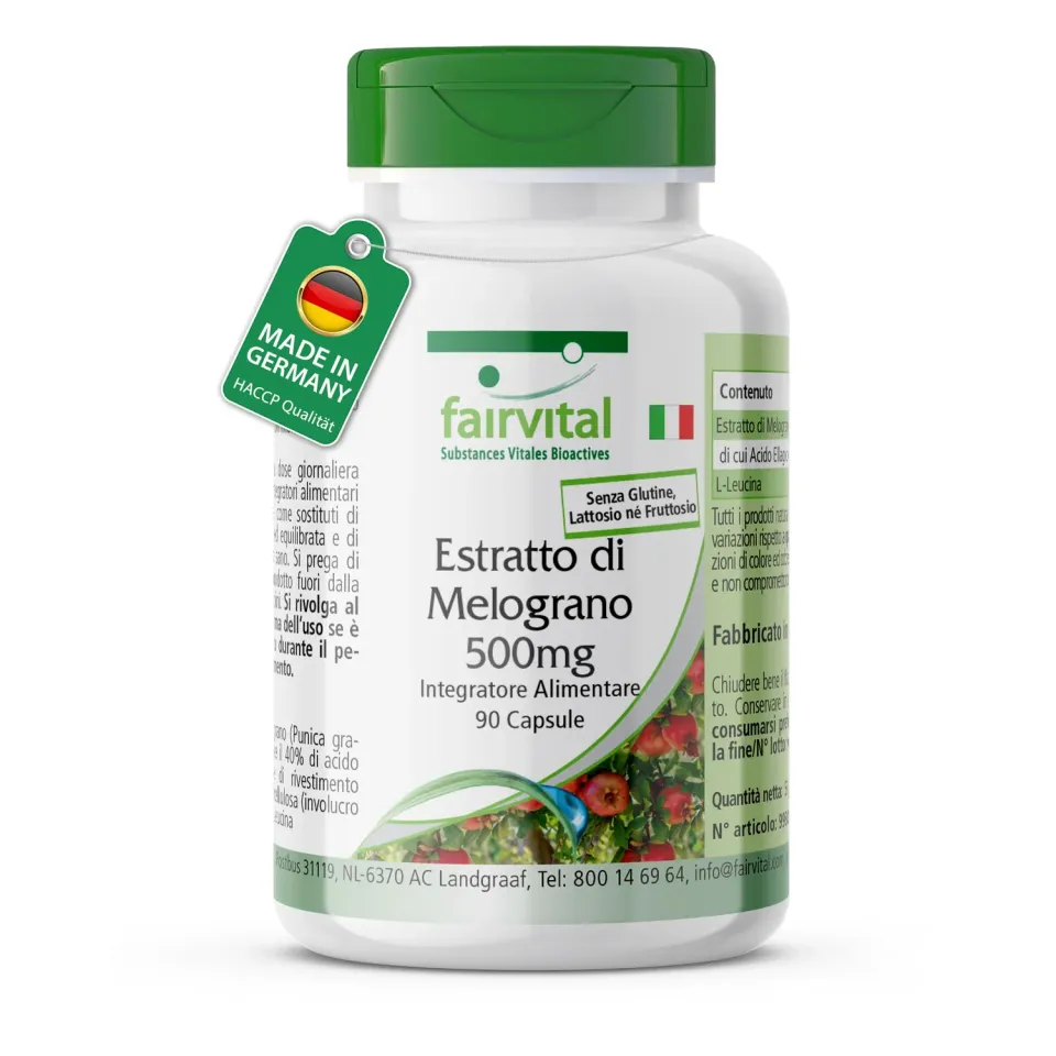 Fairvital Melograno 500 mg capsule 90 capsule acido ellagico