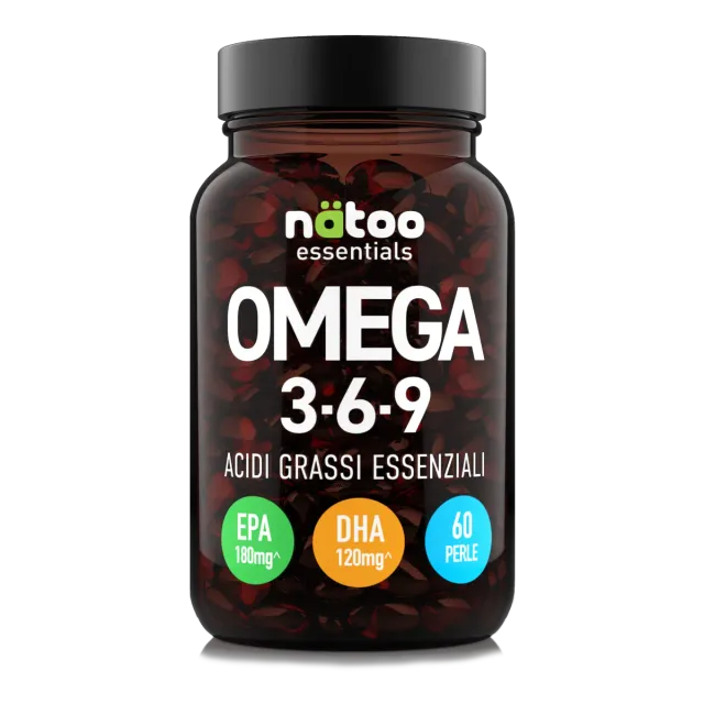 Natoo Essentials Omega 3-6-9 perle 60 perle trigliceridi enotera