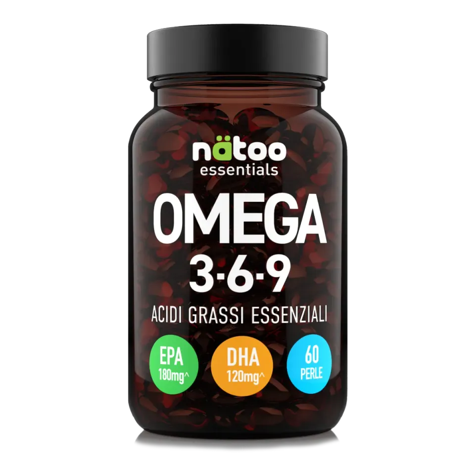 Natoo Essentials Omega 3-6-9 perle 60 perle trigliceridi enotera