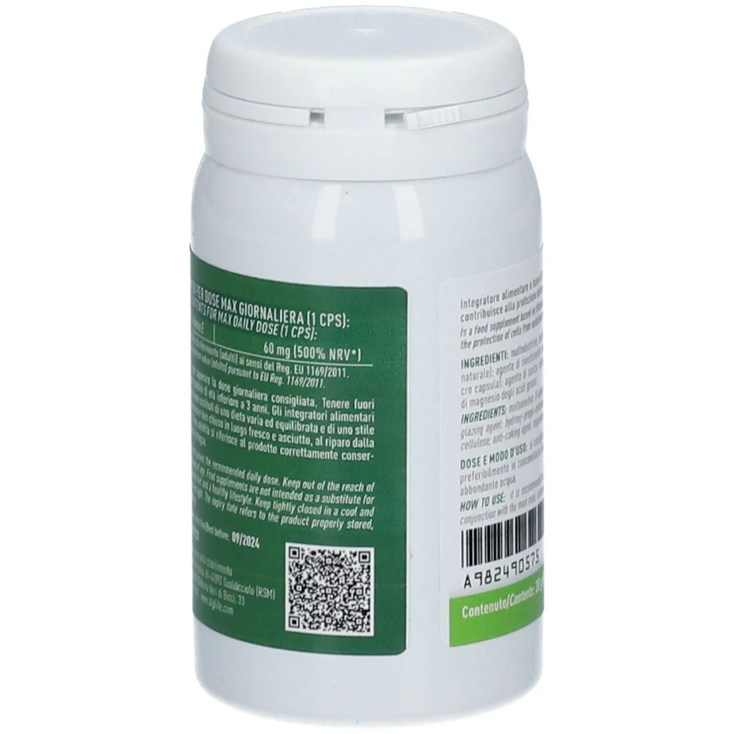 Algilife Vitamina E Naturale 60 Capsule Antiossidante