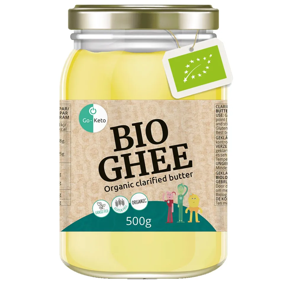 Go-Keto Bio Ghee burro chiarificato 500g senza lattosio