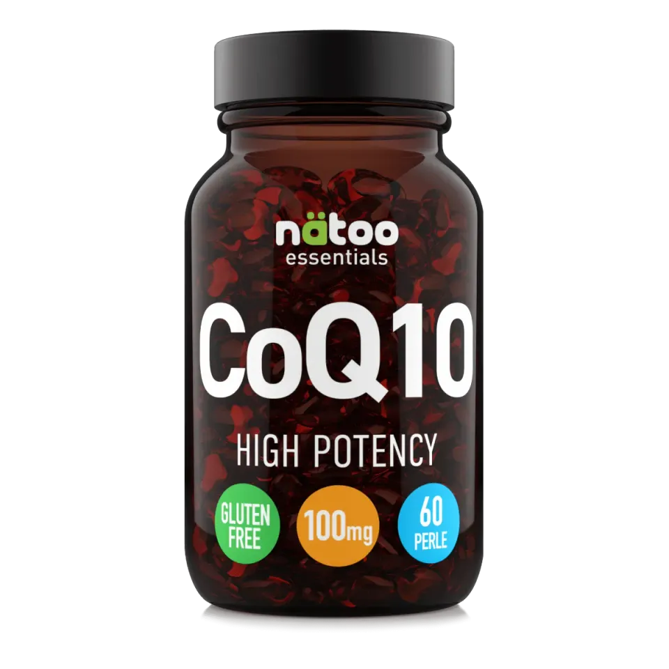 Natoo Essentials Coenzima Q10 perle 60x100mg olio lino