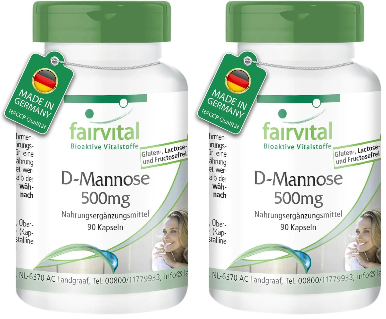 fairvital D-mannosio capsule 500 mg 90 capsule