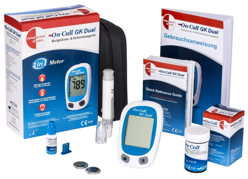 Go-Keto Dual Chetoni starter kit misuratore 25 strisce completo