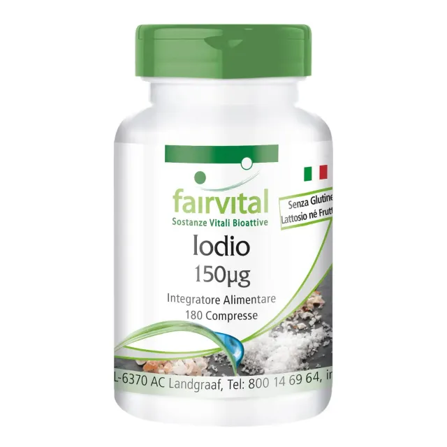 Fairvital Iodio 150mcg 180 compresse vegane