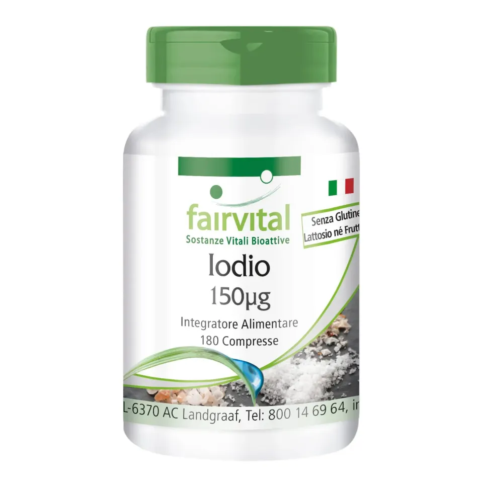 Fairvital Iodio 150mcg 180 compresse vegane