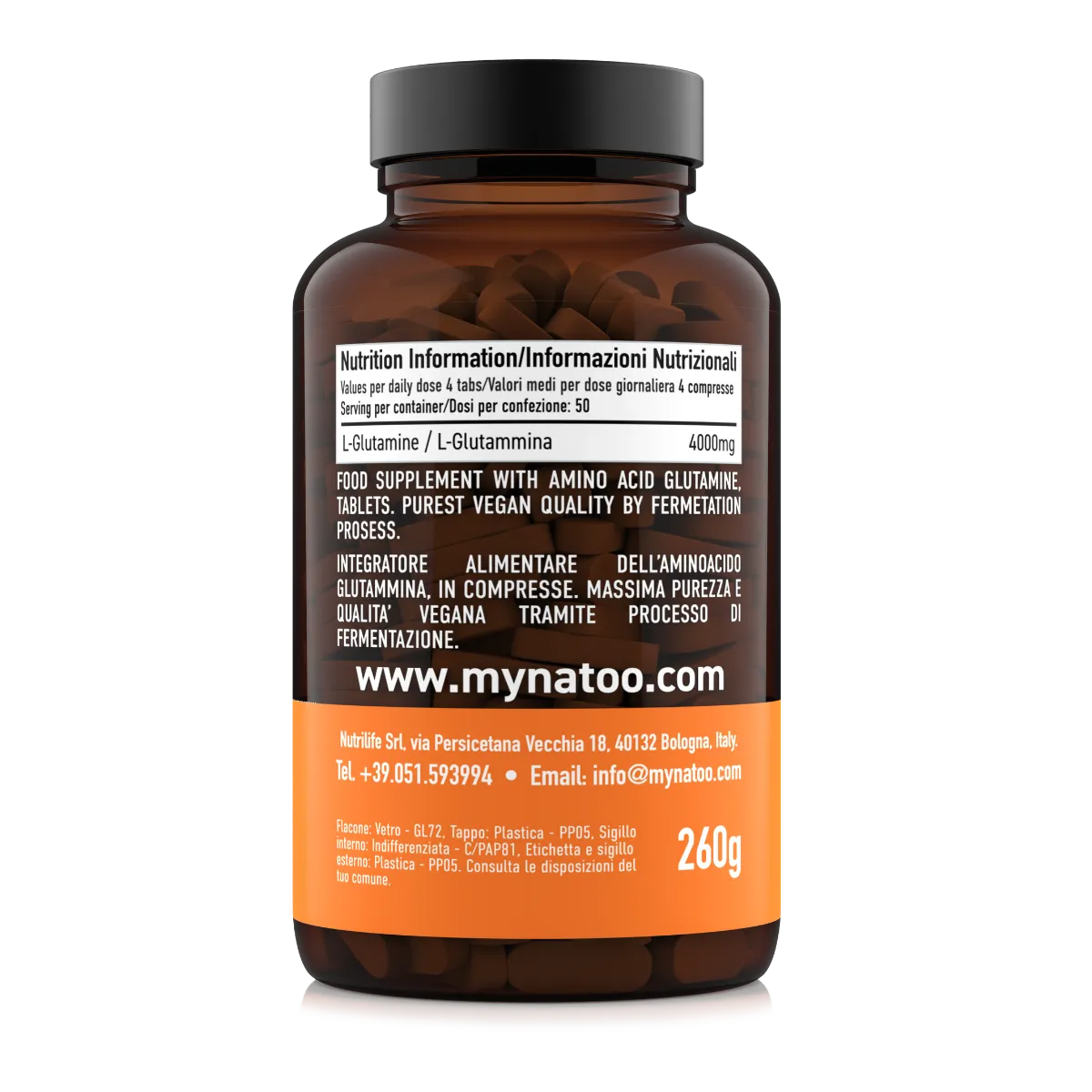 NATOO Performance Glutammina compresse 200 compresse vegana pura