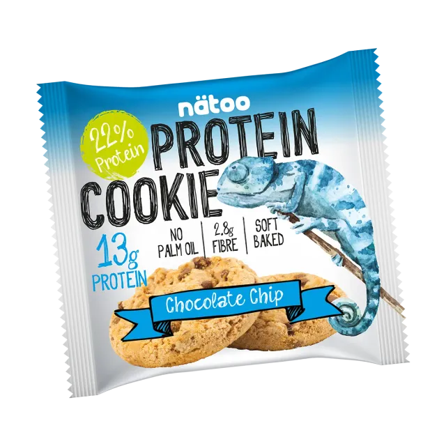 Natoo Food Cookie Proteici 12x60g Chocolate Chip