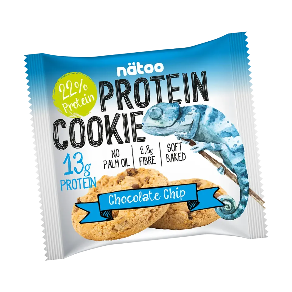 Natoo Food Cookie Proteici 12x60g Chocolate Chip