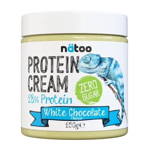 NATOO Protein Cream Cioccolato Bianco crema 250g zero zuccheri