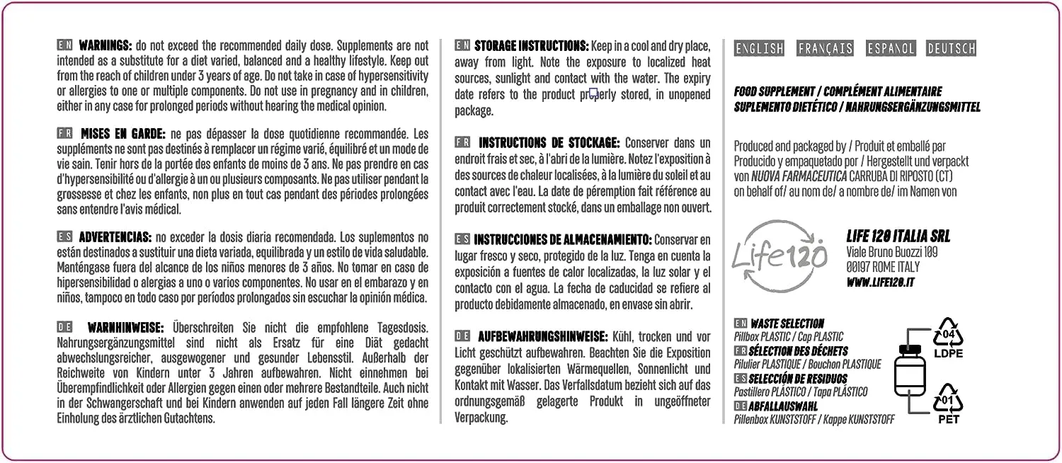 Life 120 Aminoday Extreme aminoacidi compresse 120 pezzi energia