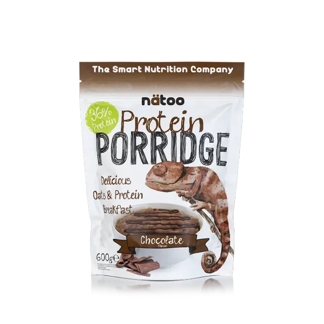 Natoo Food Porridge Proteico 600 g gusto cioccolato 21 g proteine