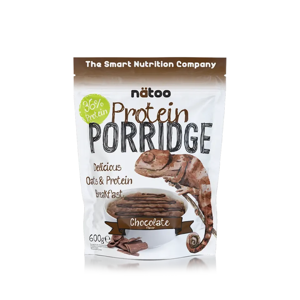 Natoo Food Porridge Proteico 600 g gusto cioccolato 21 g proteine