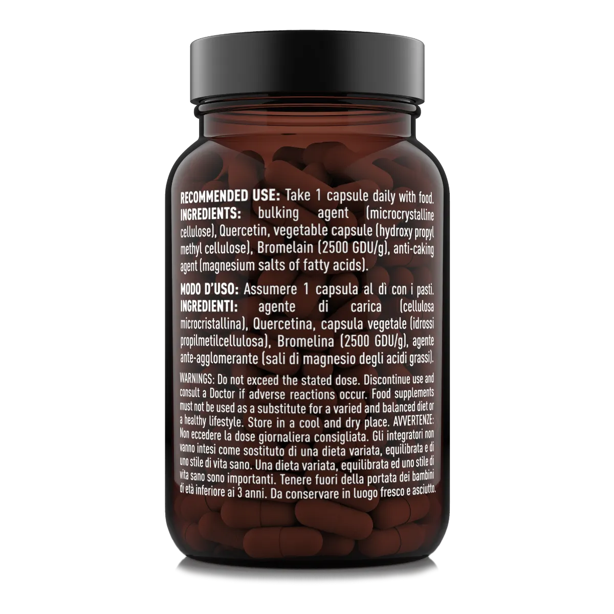 Natoo Essentials Quercetina Bromelina Integratore 60 Capsule Flavonoidi