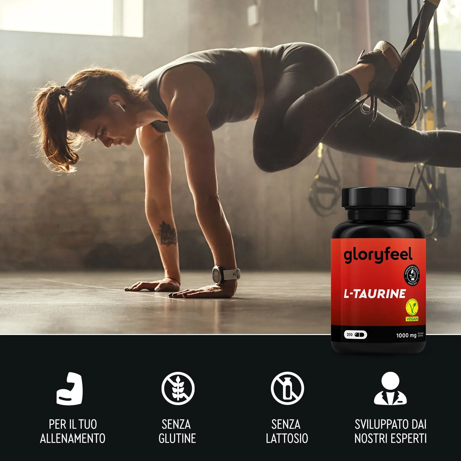 gloryfeel Taurina capsule L-taurina sport
