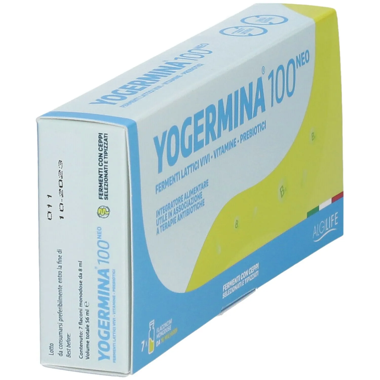 Algilife Yogermina 100 NEO fermenti lattici flaconi immunitario